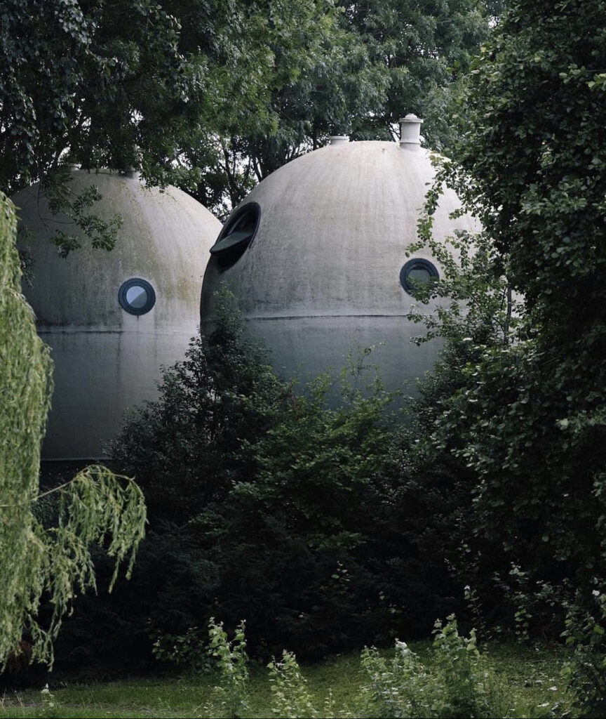 These spherical homes bring a new look to social housing